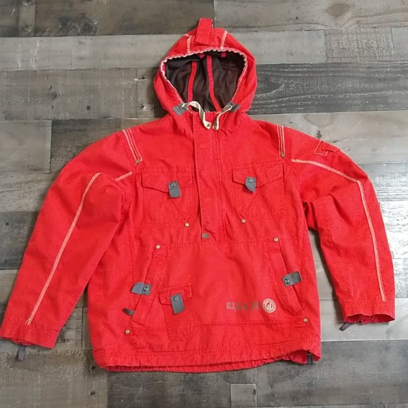 G.I.G.A. DX Red Hooded Pullover Jacket - Picture 1 of 8